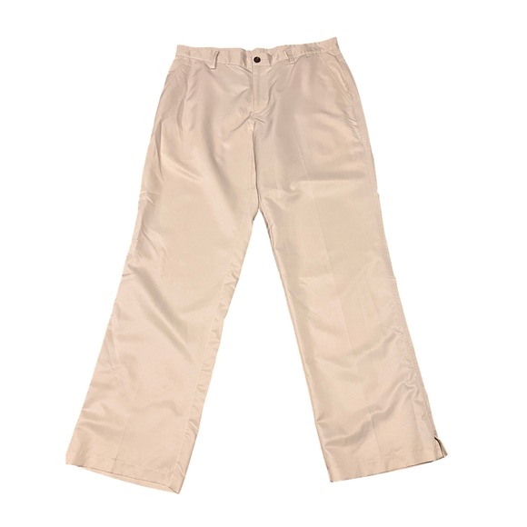 adidas Other - Adidas Climalite Mens Golf Pants Khaki Tan‎ Straight Leg Trousers 34x32